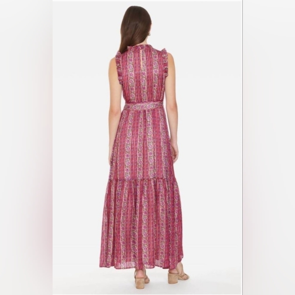 NEW MARIE OLIVER Alice Dress in Lychee Stripe Size L - Picture 5 of 10